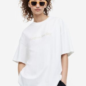 Oversized Motif T-shirt